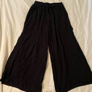Black swim wear cover up pants size M